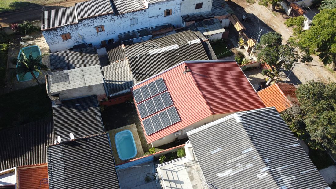 Instalação solar homologada pela Esauber